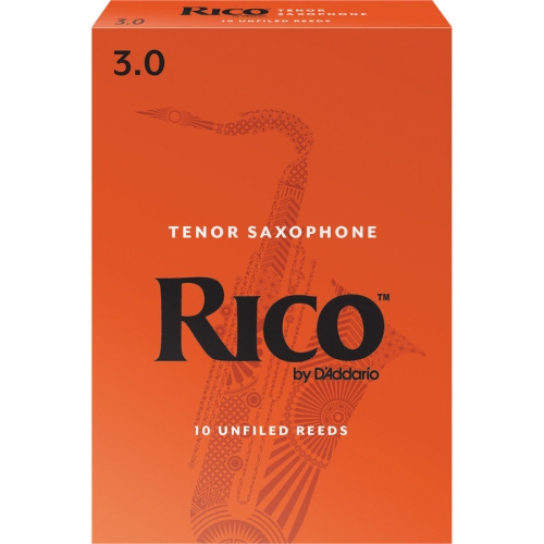 Rico Tenor Saxophone Reeds - #3, 10 Box