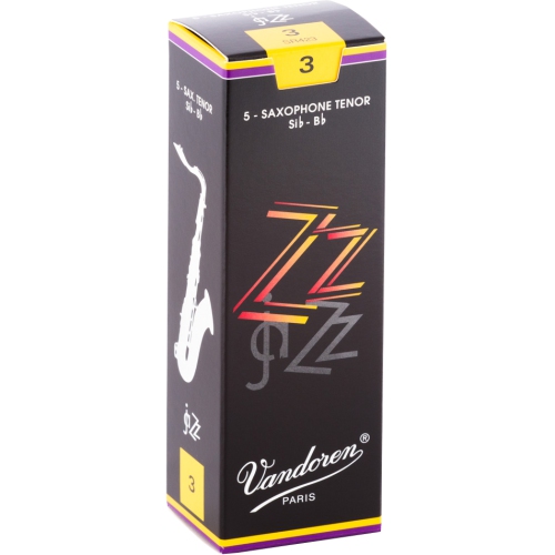 Vandoren ZZ Tenor Saxophone Reeds - #3, 5 Box
