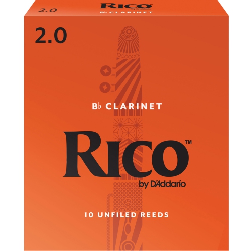 Rico Bb Clarinet Reeds - #2, 10 Box