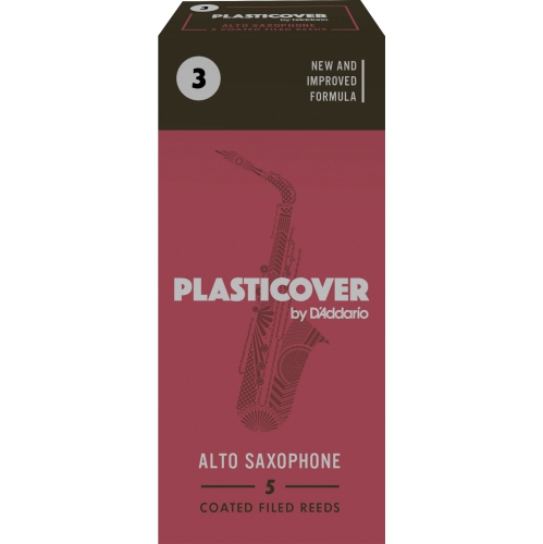 Plasticover Alto Saxophone Reeds - #3, 5 Box