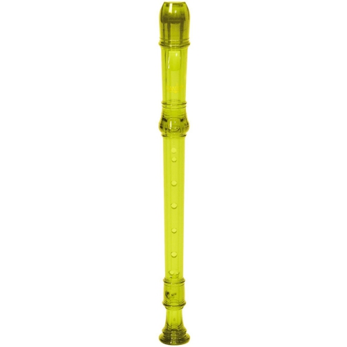 Canto CR101Y 1-Piece Soprano Recorder - Translucent Yellow