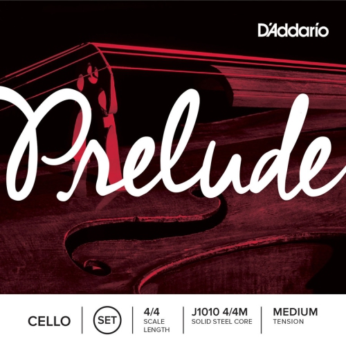 D'Addario Prelude Cello String Set - 4/4, Medium