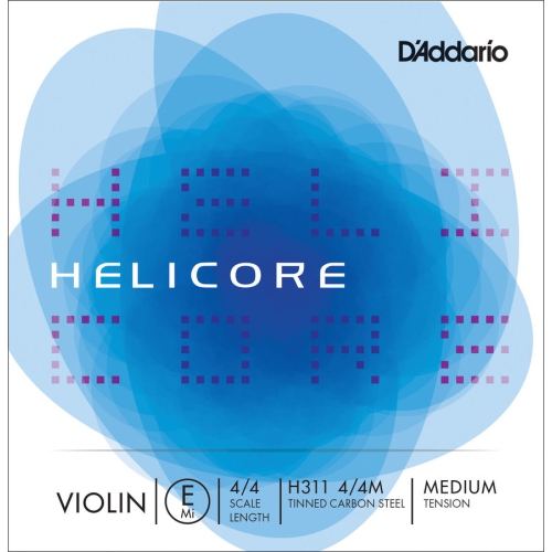 D'Addario Helicore Single E Violin String - 4/4, Medium
