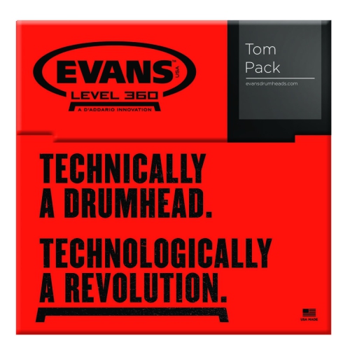Evans ETP-G2CTD-R G2 Coated Rock Tom Pack - 10, 12,16
