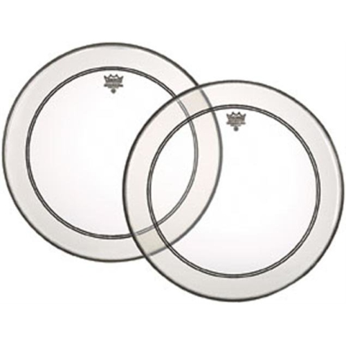 Remo P3-1322-C2 Powerstroke 3 Bass Head - Clear with Dot - 22