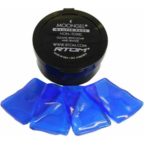 Moongel Drum Head Dampening Gel Damper Pads, 6 Pack