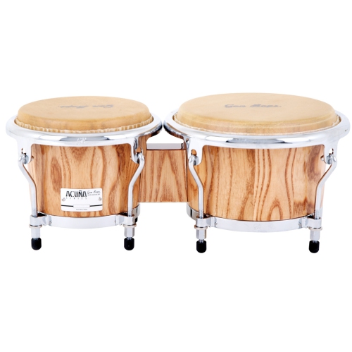 Gon Bopa AA07885N Alex Acuna Bongos - 7/8.5 Natural Lacquer