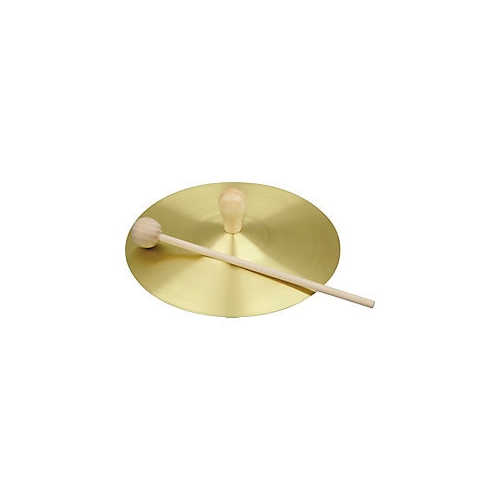 Rhythm Band RB732S 7 Solid Brass Cymbal with Knob and Mallet
