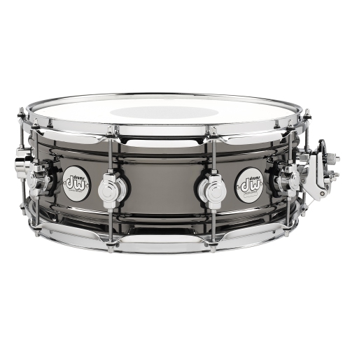 DW Design Series Snare Drum - Black Nickel over Brass, 5.5x14