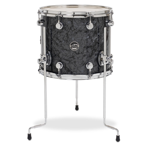 DW Performance Series Floor Tom - 12"x14", Black Diamond