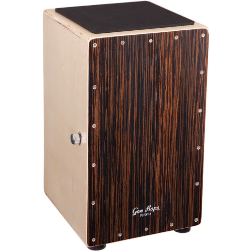 Cajon Fiesta de Gon Bops - Noyer, avec sac de transport