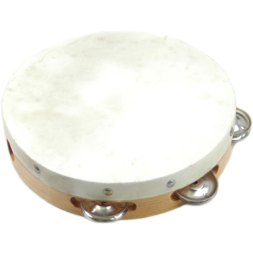 Duplex B308 Tambourine with Head - 8"