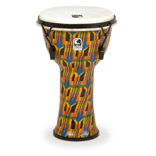 Toca Freestyle Djembe - 9", Kente Cloth