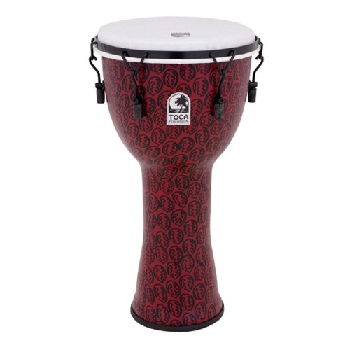 TOCA  Freestyle Ii Mechanically Tuned Djembe - Mask, 10"" In Red