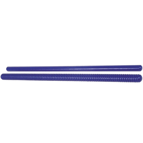 Rhythm Band Rhythm Sticks - 14", 1 Plain, 1 Fluted, Blue