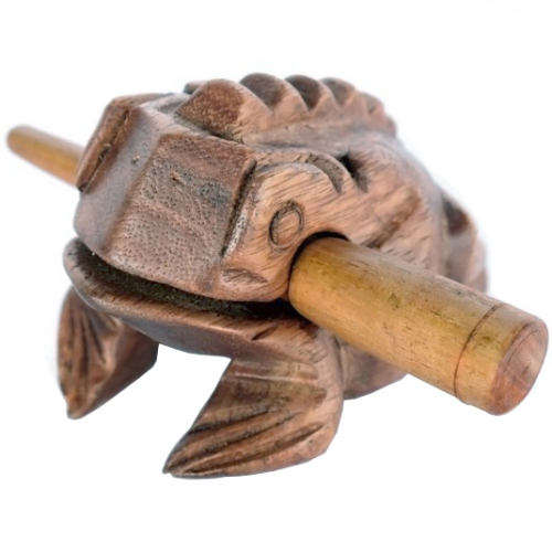 Rhythm Band RBFR3 3" Frog Guiro/Tone Block