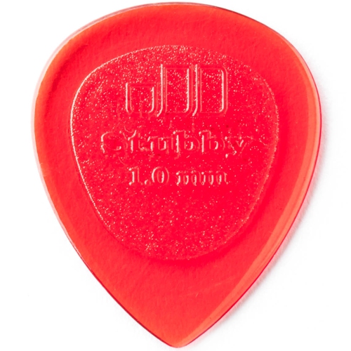 Jim Dunlop Stubby Jazz Picks - 1.0 mm, 6 Pack