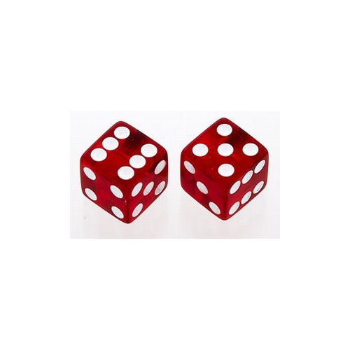 Dice Knobs - Transparent Red