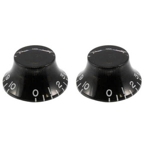 Allparts Vintage Style Bell Knobs - Black