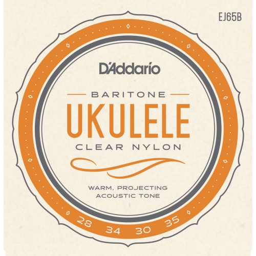 Cordes de ukulélé baryton Pro-Arte d’Addario EJ65B Custom