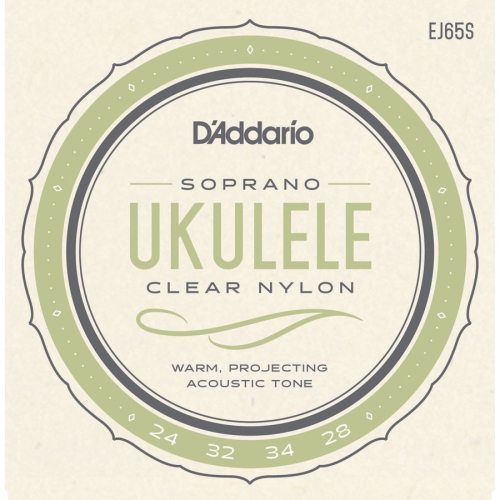D'ADDARIO  Ej65S Pro-Arte Custom Extruded Soprano Ukulele Strings