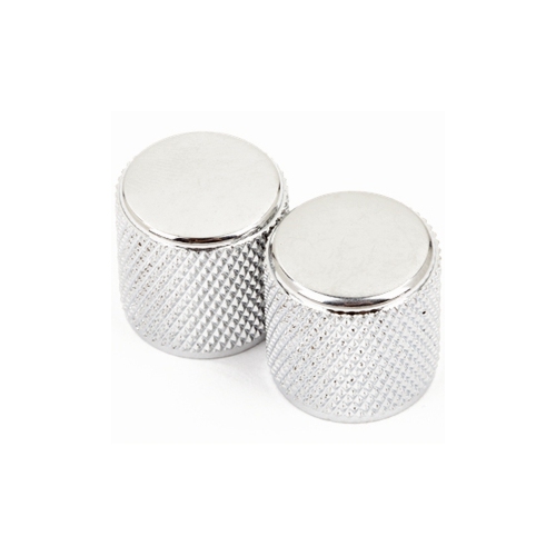 Fender Telecaster Precision Bass Knurled Knobs - Chrome