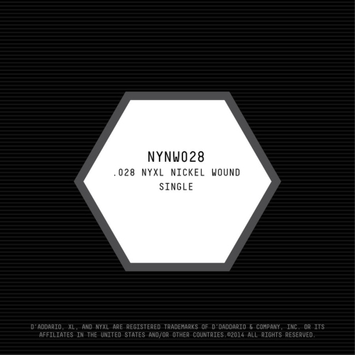 D'Addario NYXL Nickel Wound Electric Guitar String - 28