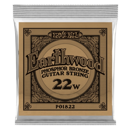 Ernie Ball P01822 Earthwood Phosphor Bronze Acoustic Guitar Strings - .022