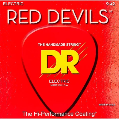 DR Strings RDE-9 Red K3 Coated Electric String - Lite 9-42