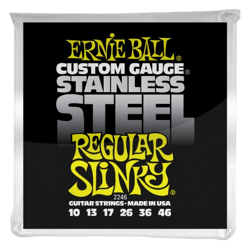 Ernie Ball PO2246 Regular Slinky Stainless Steel Wound Electric