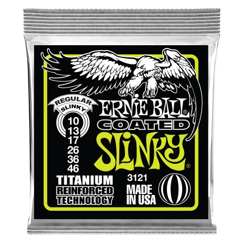 Ernie Ball PO3121 Regular Slinky RPS Coated Titanium Electric Guitar Strings