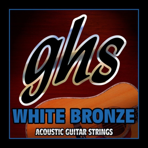 GHS WBTL White Bronze Alloy 52 Acoustic Guitar Strings - True Light 12-50