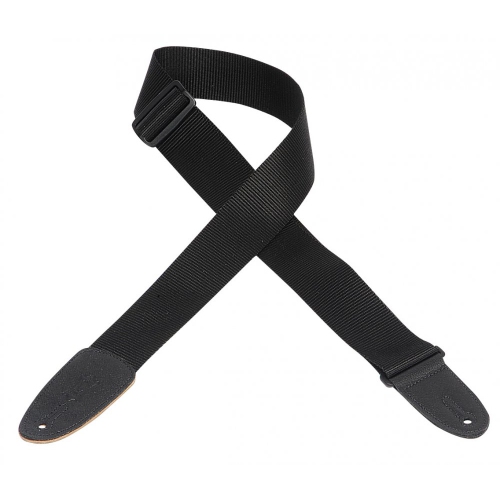 Levy's M8 2" Soft-Hand Polypropylene Guitar Strap - Black