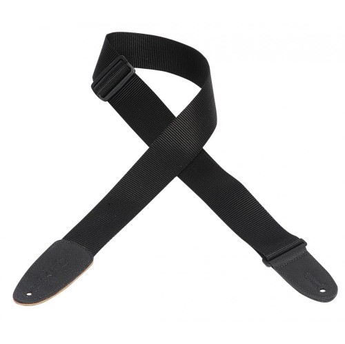 Levy's M8 2" Soft-Hand Polypropylene Guitar Strap - Black - XL
