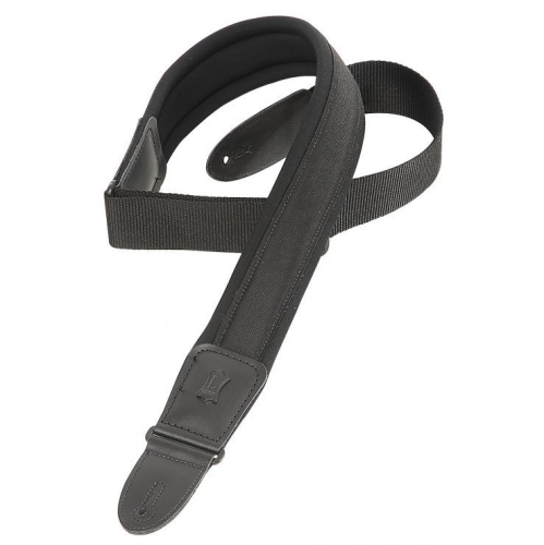 Image 1 de 1.. Levy's PM48NP2 2 Neoprene Padded Guitar Strap - Black