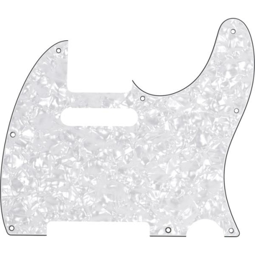 Fender 8-Hole Mount Telecaster Pickguard - 4-Ply, White Pearl