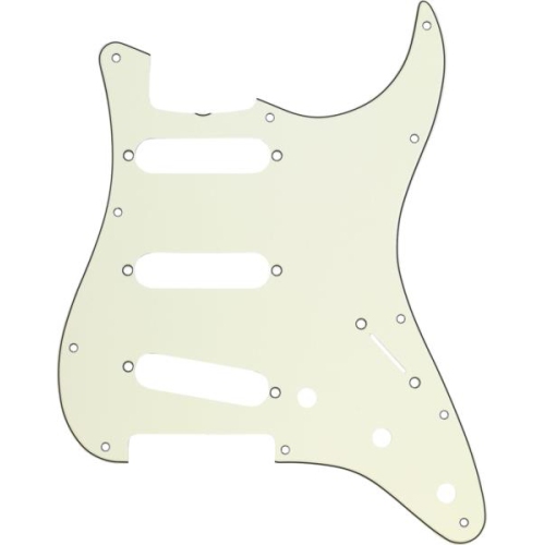 Fender 11-Hole '60s Vintage-Style Stratocaster S/S/S Pickguard - 3-Ply, Mint Green