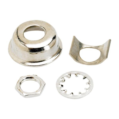Image 1 of 1.. Fender Telecaster Jack Ferrules - Nickel