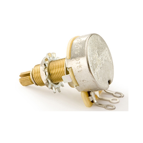 Gibson 500k Ohm Audio Taper Potentiometer - Short Shaft