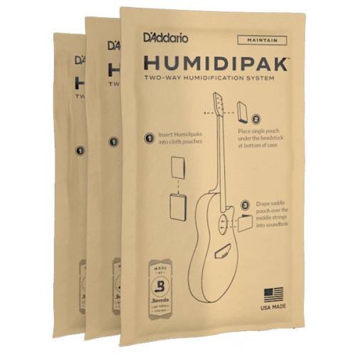 Image 1 of 1.. D'Addario Humidipak System Replacement Packets - 3 Pack