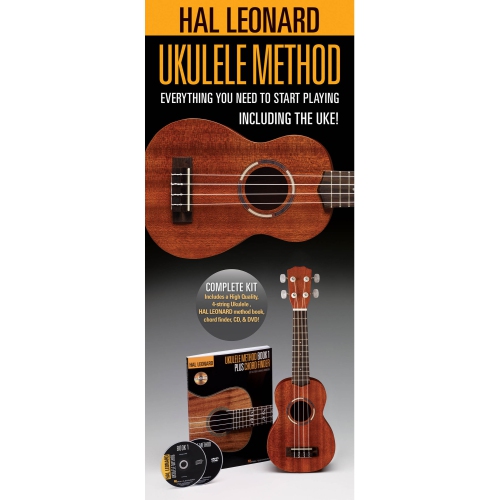 Hal Leonard Ukulele Starter Pack - w/Book/DVD/Online Audio