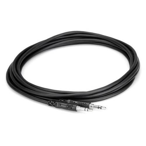 Hosa Stereo Interconnect Cable - 3.5mm TRS to 3.5mm TRS, 3'