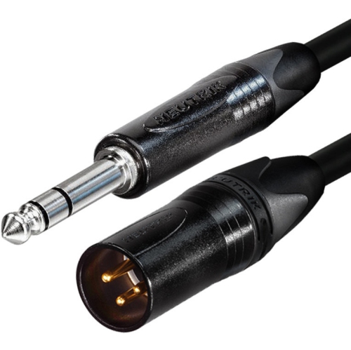 Digiflex CXMS Studio Series Cable - XLR Male / 1/4 TRS, 6'