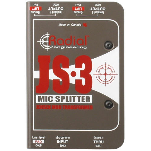 Radial JS3 Microphone Splitter