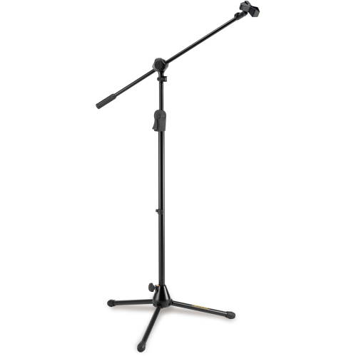 Hercules EZ Clutch Tripod Microphone Stand with 2-In-1 Boom and EZ Mic Clip
