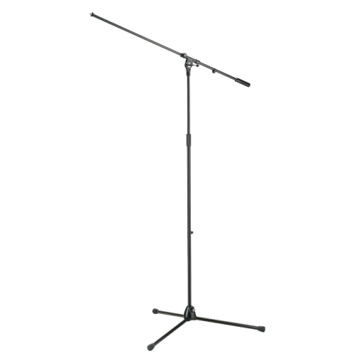 K&M 21021 Extra Tall Mic Stand - Black
