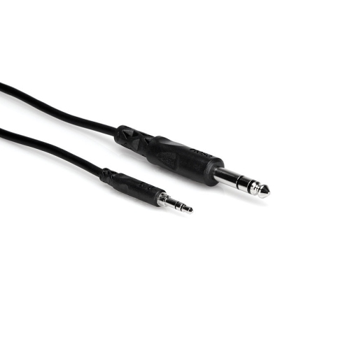 Hosa Stereo Interconnect Cable - 3.5mm TRS to 1/4 TRS, 5'