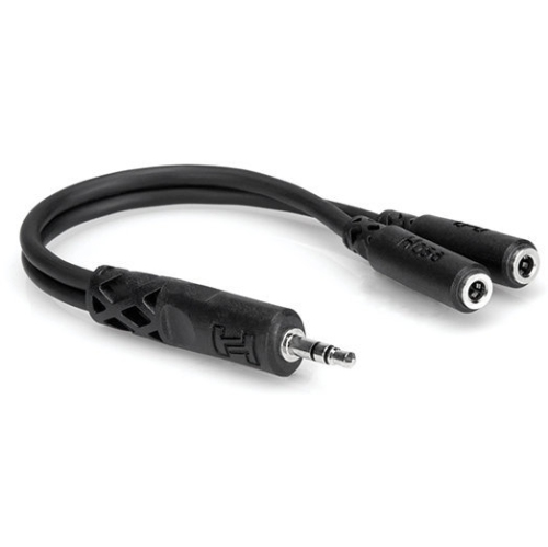 Hosa Y Cable 3.5mm TRS to Dual 3.5mm TRSF