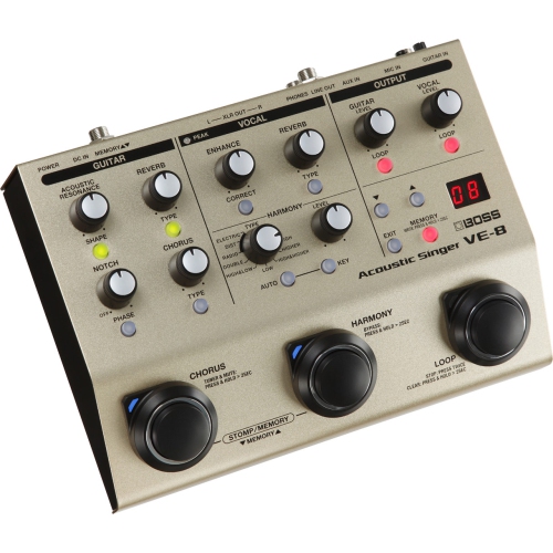 BOSS VE-8 Acoustic Singer Vocal Processor