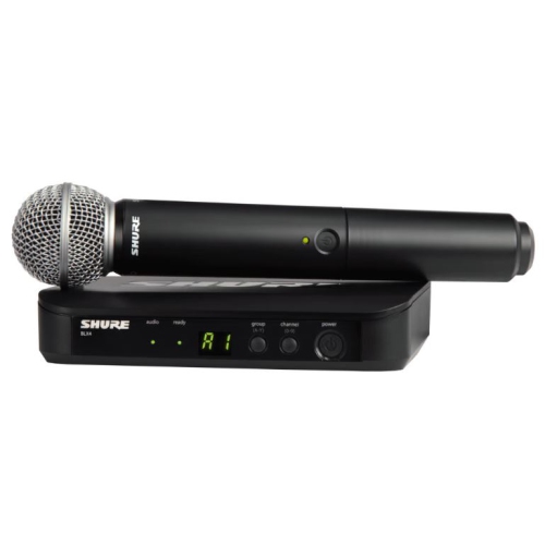 Shure BLX24 SM58 Wireless Handheld System w SM58 Microphone H9